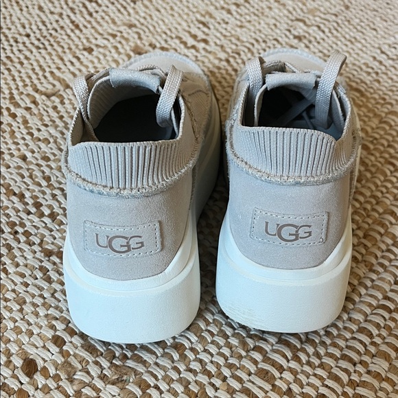 UGG Beige and White Casual Sneakers - Picture 2 of 6